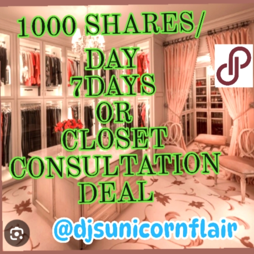 **Promo Shares Closet Assistance - Poshmark Marketing Tips Promo